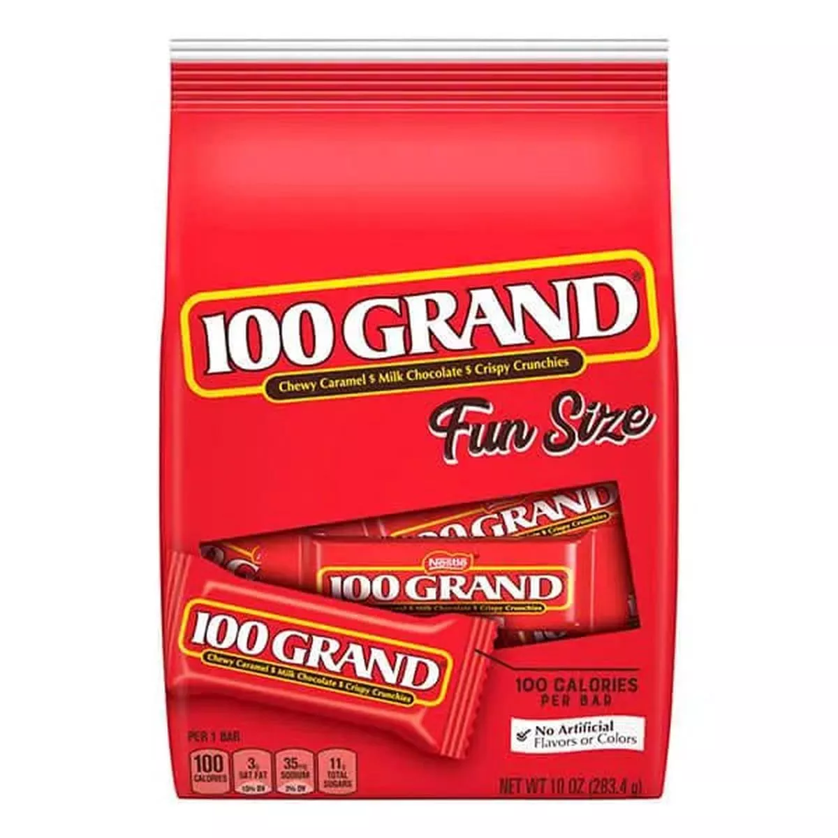 100 Grand Fun Size Candy Bars: 10-Ounce Bag