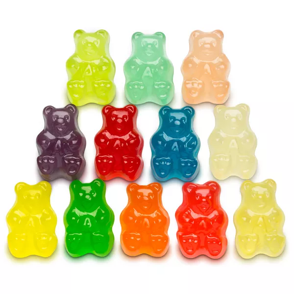 12 Flavor Gummi Bears Gummi Candy in Bulk