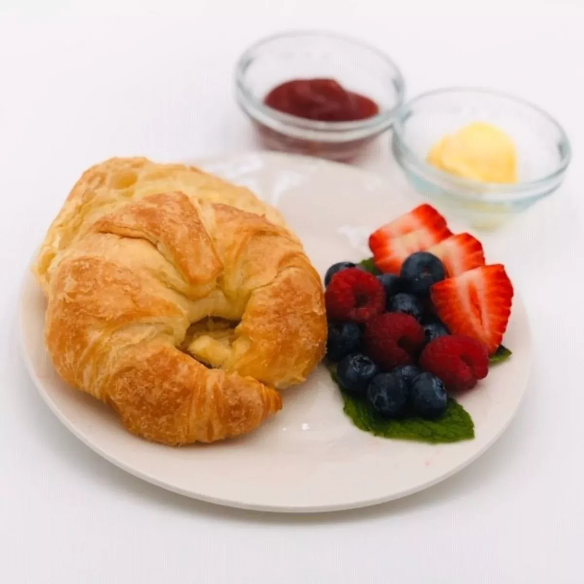 37th Street Bakery Gold Standard Baking Margarine Sliced Croissant 150 Count Packs - 1 Per Case