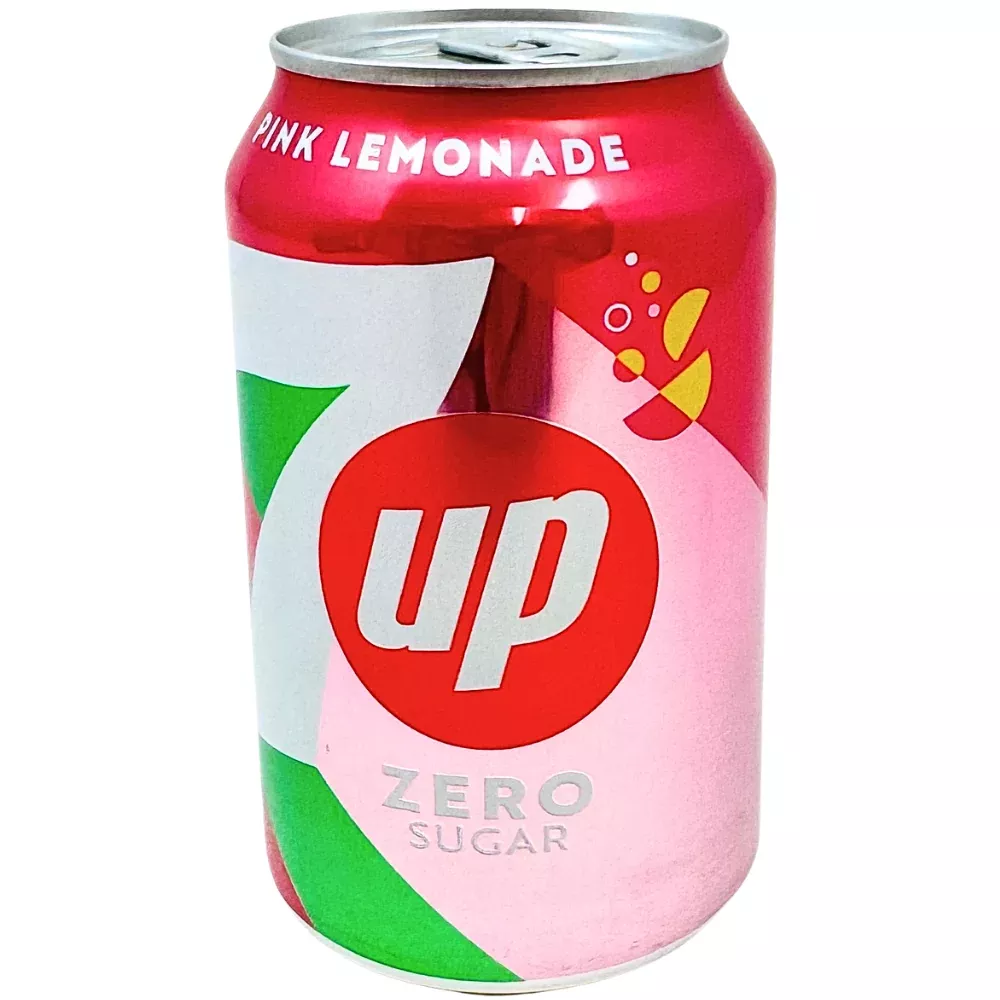 7UP Pink Lemonade Zero (UK) - 330mL
