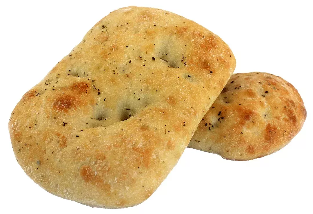 Ace Bakery Mini Herb Schiacciata Slice 4.2 Ounce Size - 60 Per Case