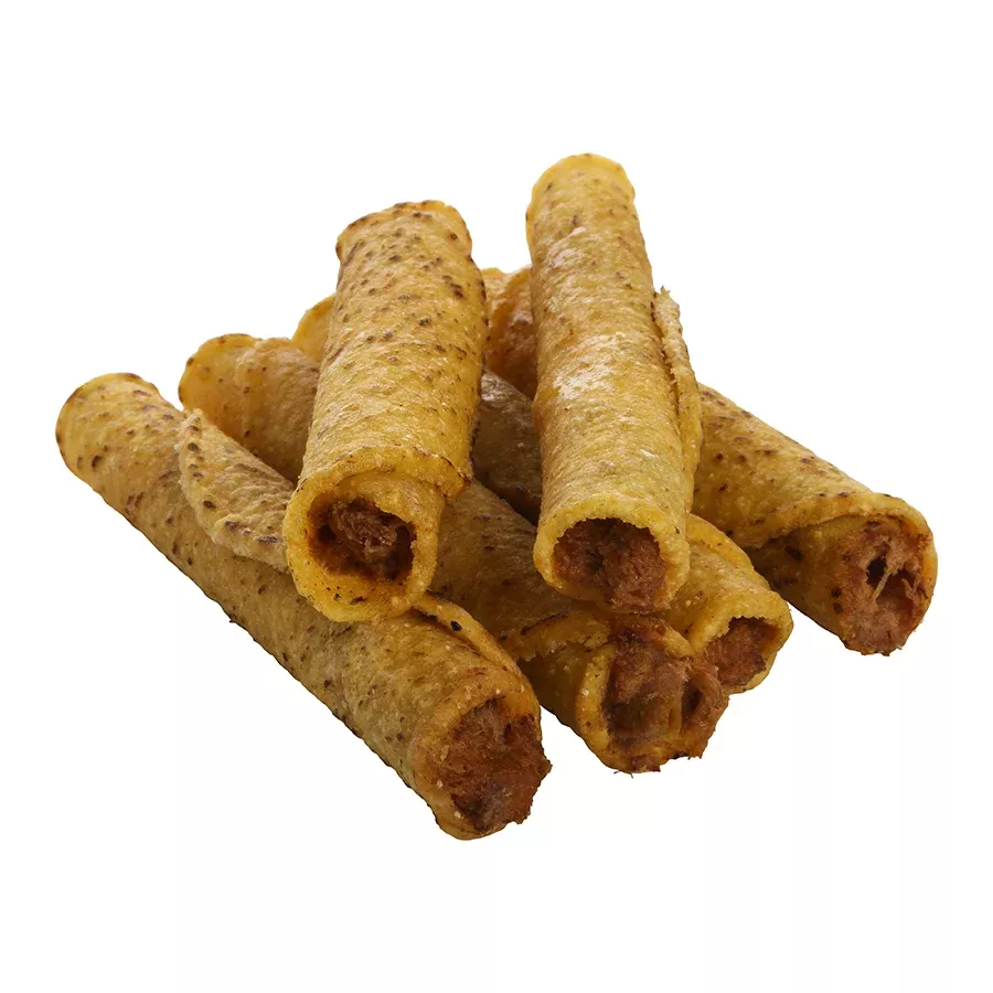 Ajinomoto Foods North America Posada Mini Shredded Beef Taquito Cartons 4 Pound Each - 4 Per Case