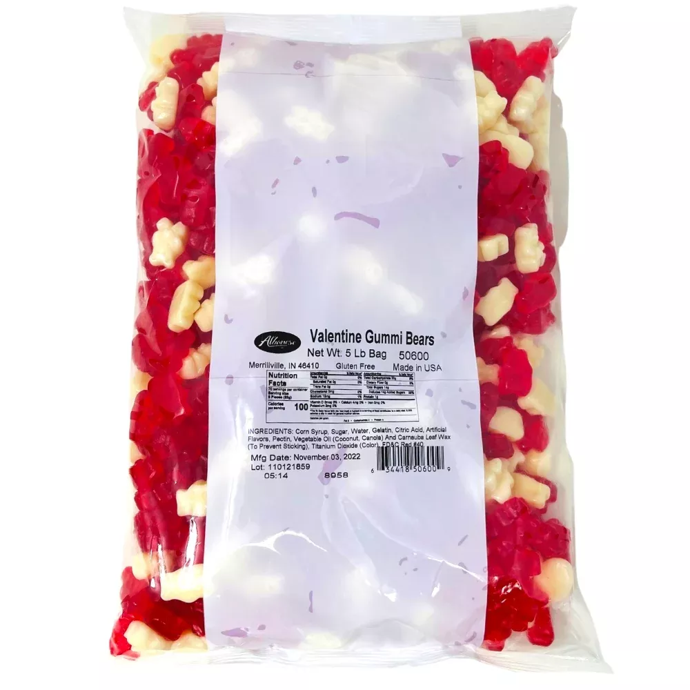 Albanese Valentines Gummy Bears- 5lbs