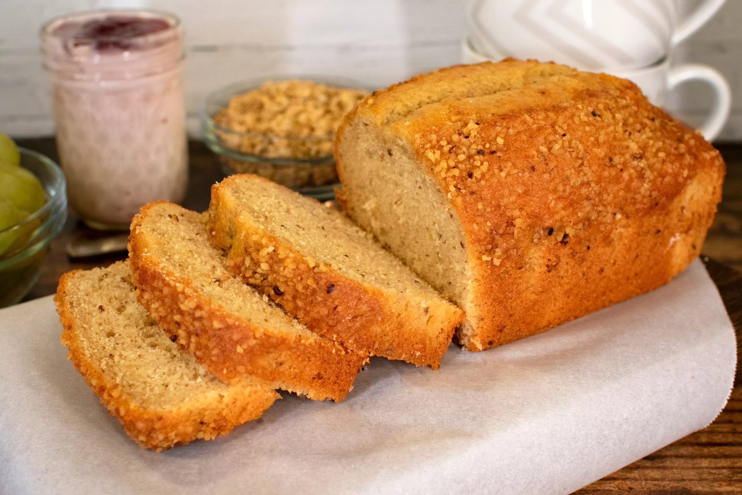Alpha/bun Basket Bakery Alpha Baking Banana Bread Individually Wrapped 16 Ounce Size - 1 Per Case
