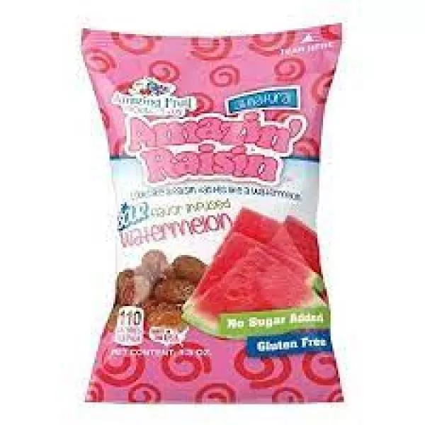 Amazing Fruit Amazin Raisin Watermelon 1.3 Ounce Size - 250 Per Case