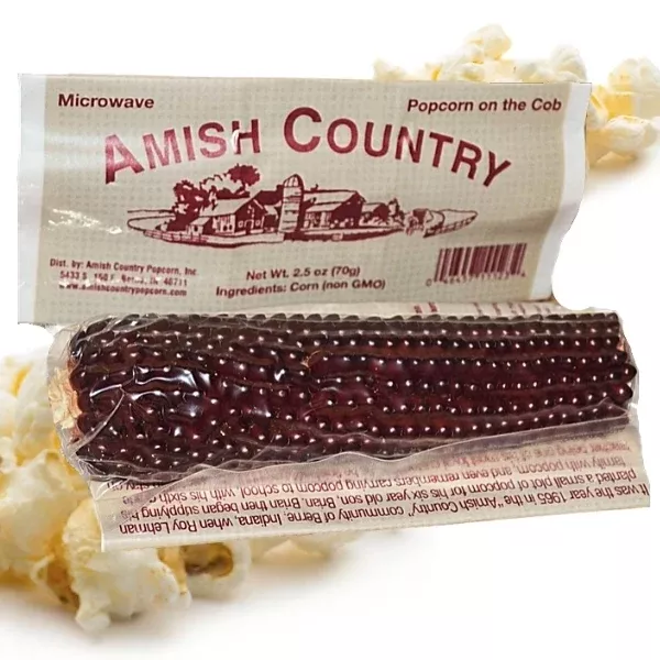 Amish Country Purple Kernel Microwave Popcorn On a Cob - 2.5oz