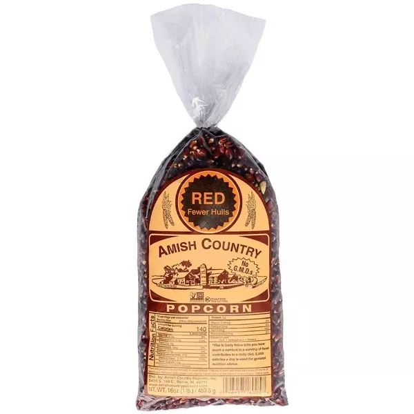Amish Country Red Popcorn Kernels - 1lb