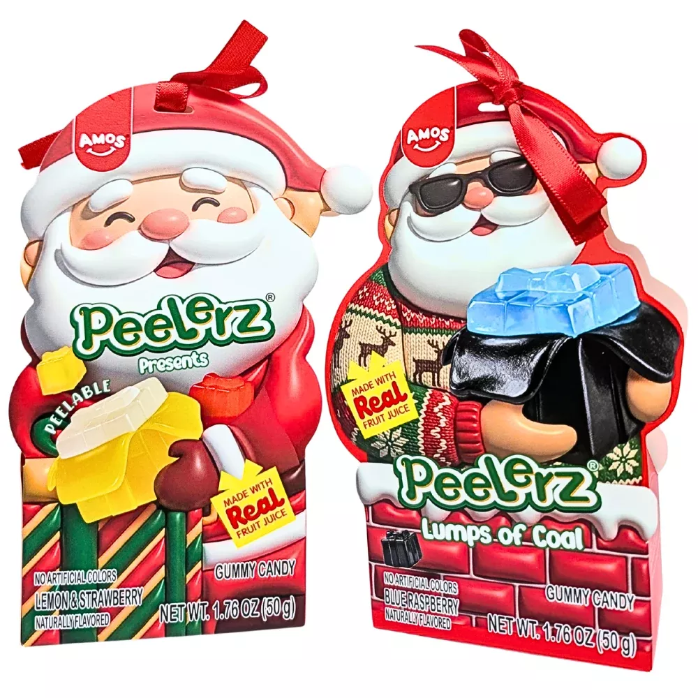 Amos Peelerz Christmas Gummy Santa Gift Box -1.76oz