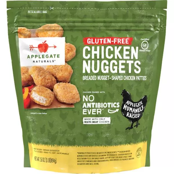 Applegate Farms Frozen Applegate Chicken Nuggets Gluten Free 16 Ounce Size - 6 Per Case