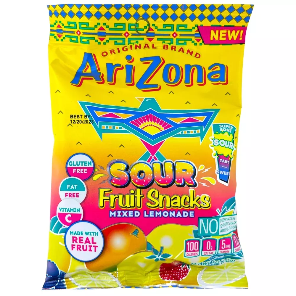 Arizona Sour Lemonade Fruit Snacks - 142g