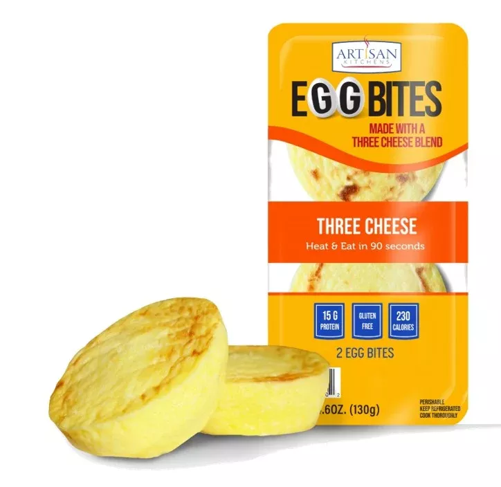 Artisan Kitchens Three Cheese Egg Bites 2 Each - 7 Per Case