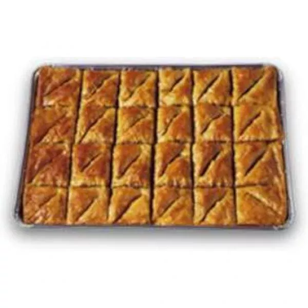 Athens Foods Baklava Walnut Triangles 48 Piece - 1 Per Case