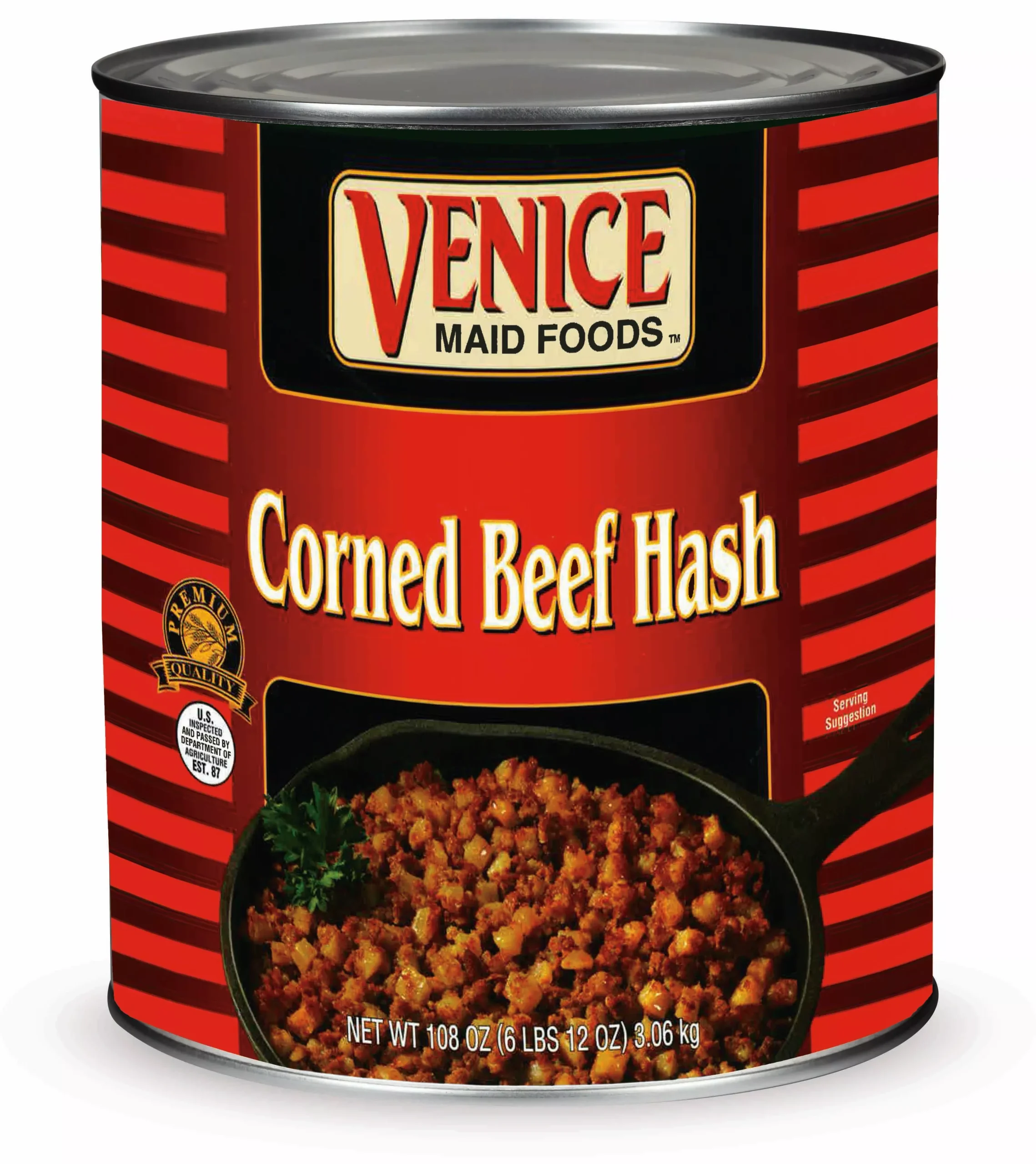 Aunt Kitty's Foods Inc. Corned Beef Hash 105 Ounce Size - 6 Per Case