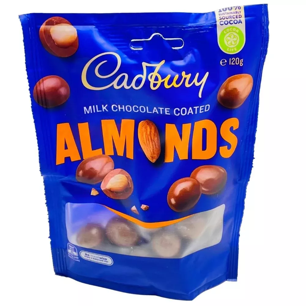Australia Cadbury Milk Chocolate Almonds - 120g (Aus)