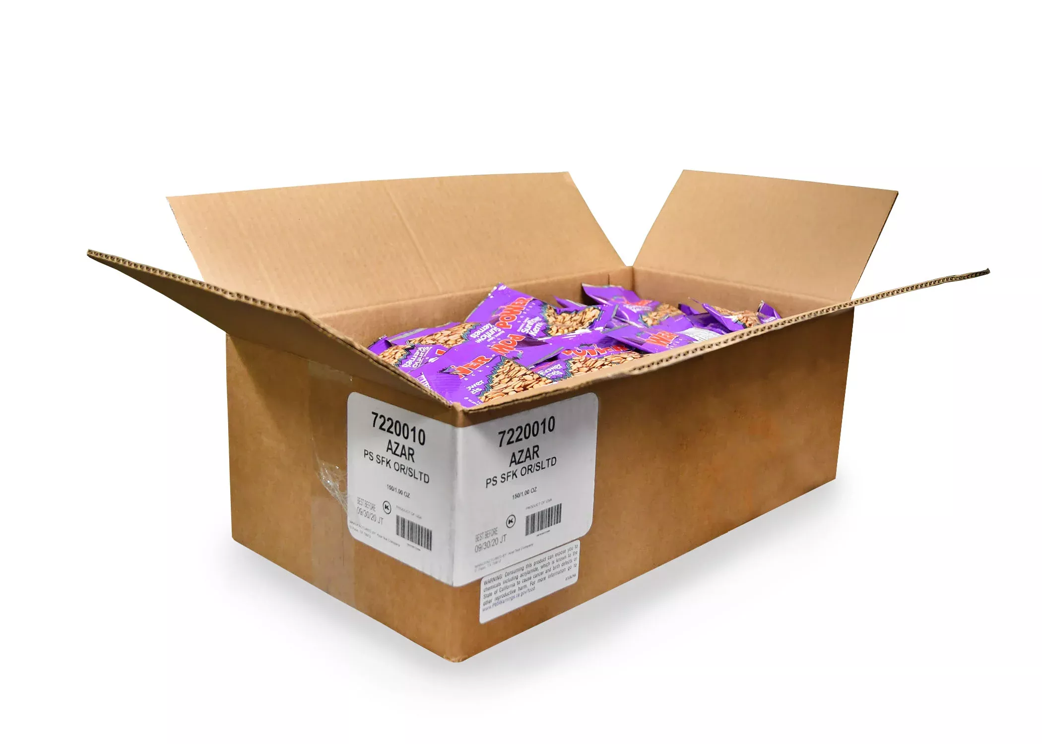 Azar Nut Company Pwr Snck Ors Sflwr Kr 1 Ounce Size - 9.38 Pound Per Case