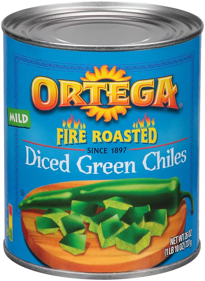 B&g Foods Inc. Diced Green Chiles 26 Ounce Size - 12 Per Case