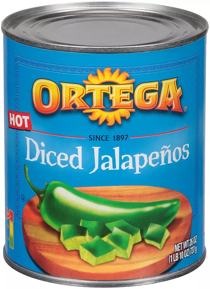 B&g Foods Inc. Diced Jalapenos 26 Ounce Size - 12 Per Case