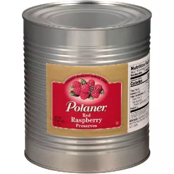 B&g Foods Inc. Red Raspberry Preserves 132 Ounce Size - 6 Per Case
