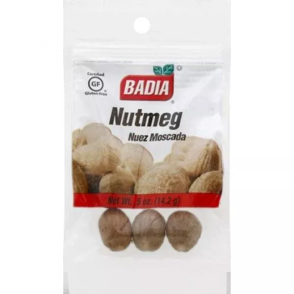 Badia Spices Badia Nutmeg Whole 0.5 Ounce Size - 576 Per Case