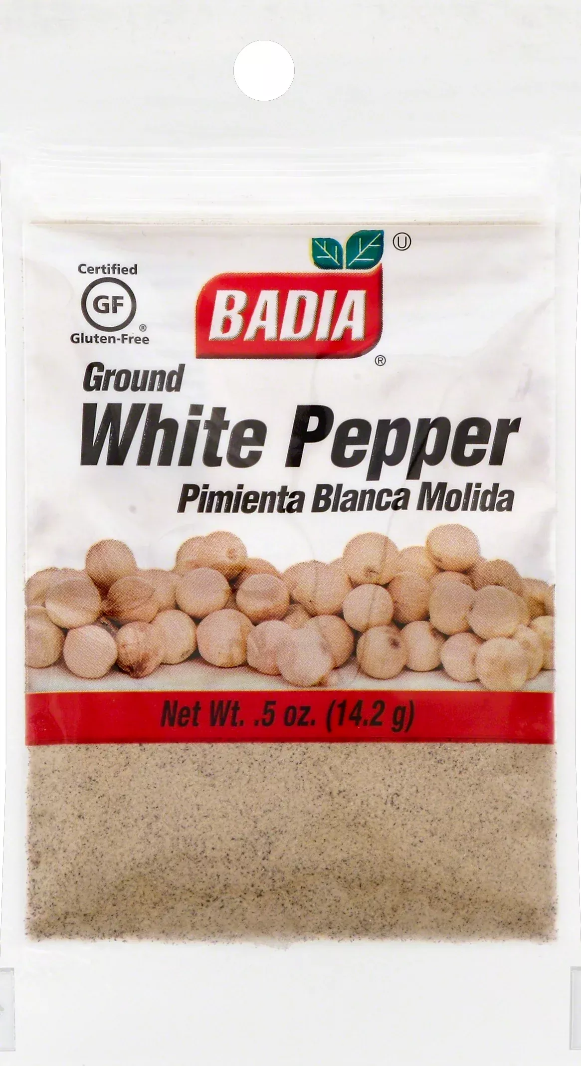 Badia Spices Badia Pepper Ground White 0.5 Ounce Size - 576 Per Case