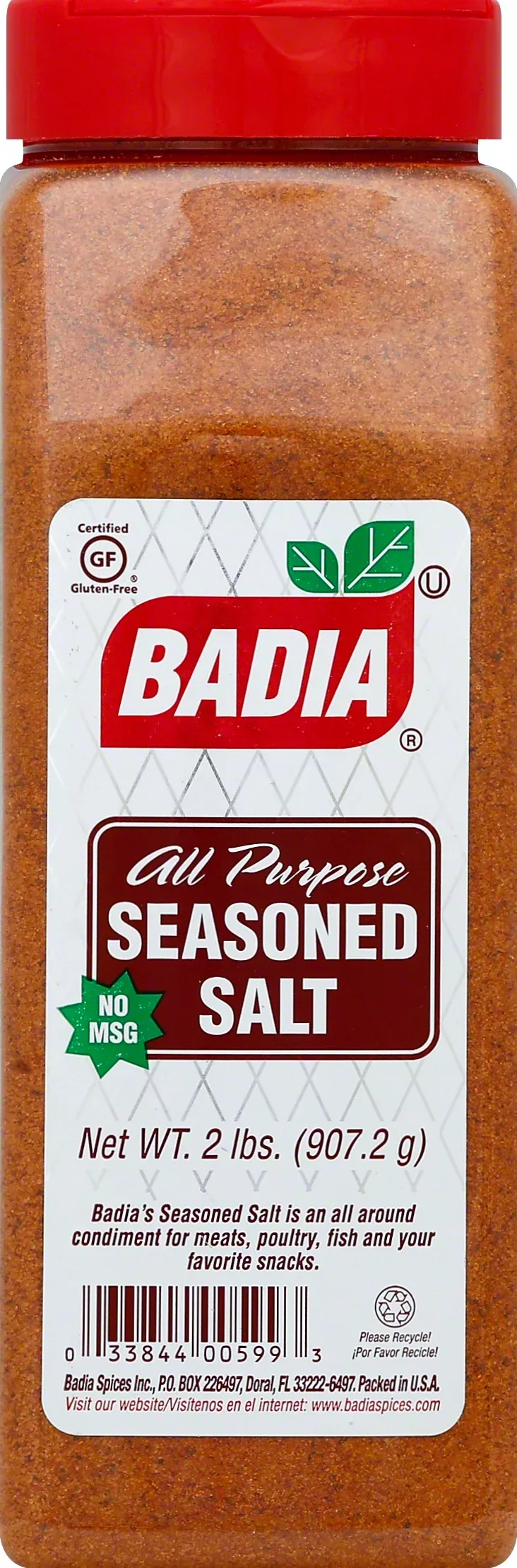 Badia Spices Badia Seasoned Salt 2 Pound Each - 6 Per Case