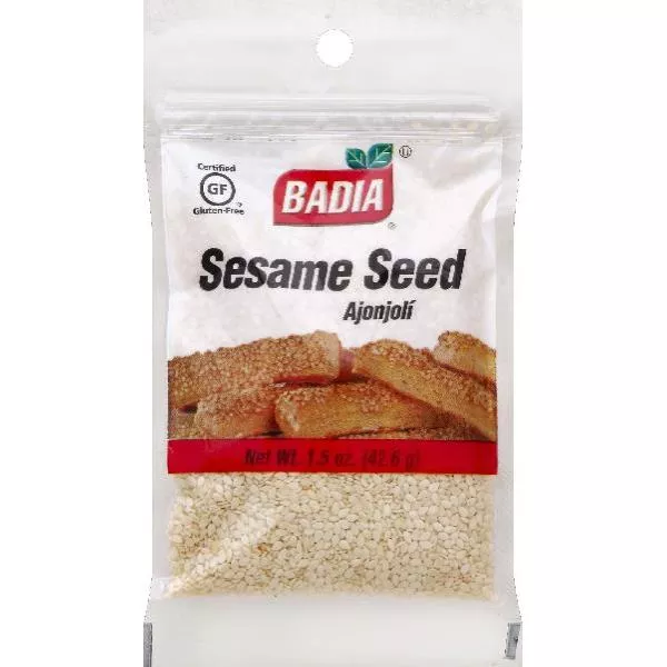 Badia Spices Badia Sesame Seed Hulled 1.5 Ounce Size - 576 Per Case