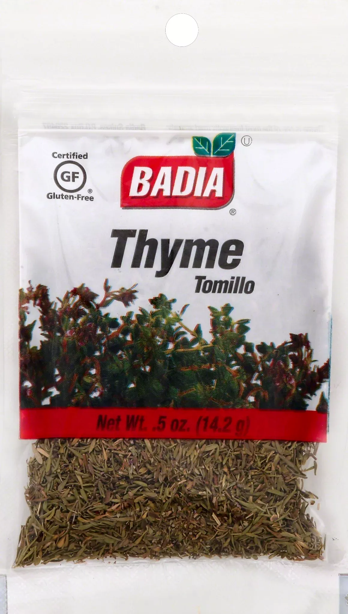 Badia Spices Badia Thyme Leaves 0.5 Ounce Size - 576 Per Case