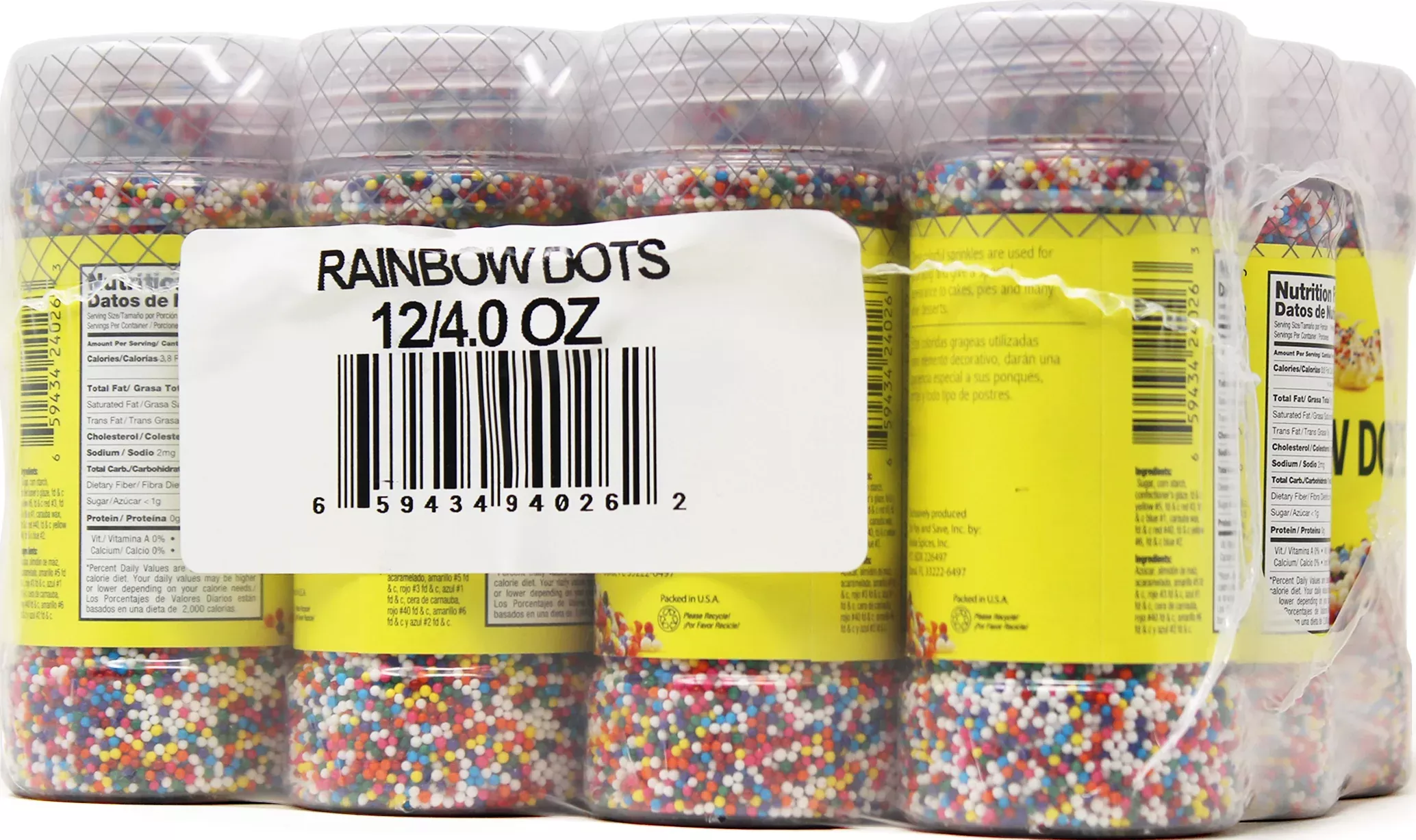 Badia Spices Lowes Nonpareils 4 Ounce Size - 12 Per Case