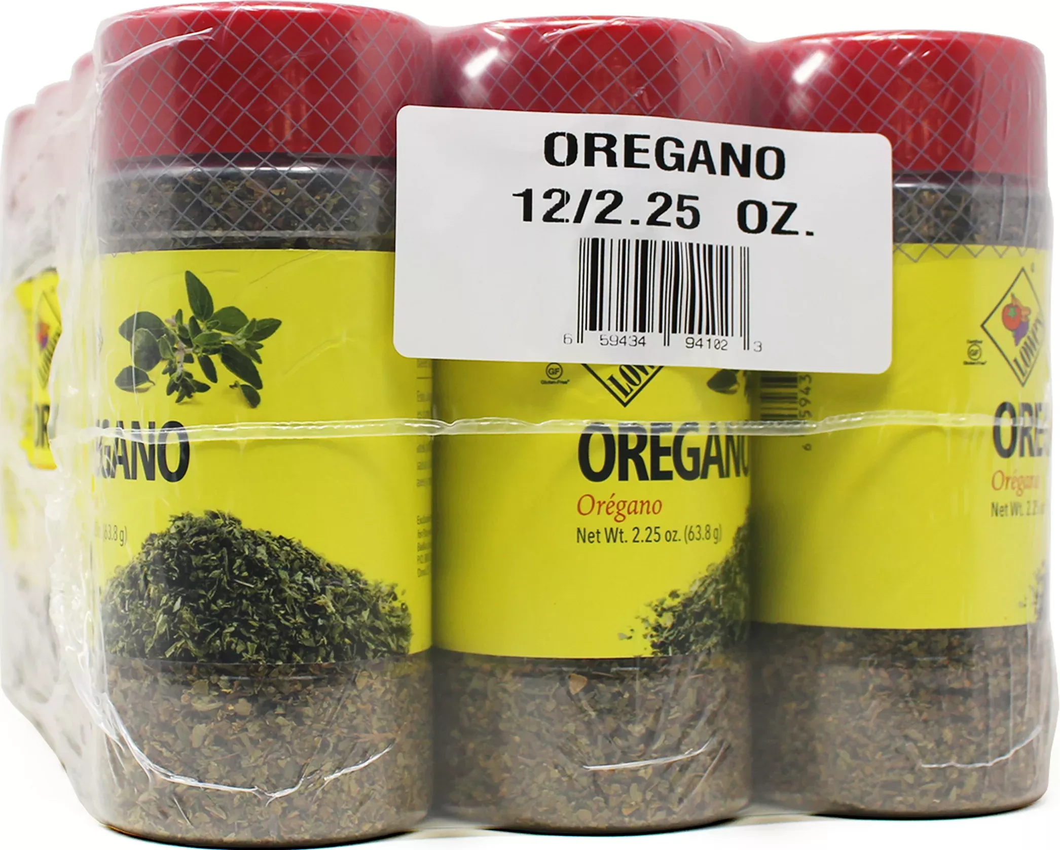 Badia Spices Lowes Oregano Whole 2.25 Ounce Size - 12 Per Case