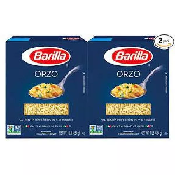 Barilla Orzo Barilla USA 160 Ounce Size - 2 Per Case