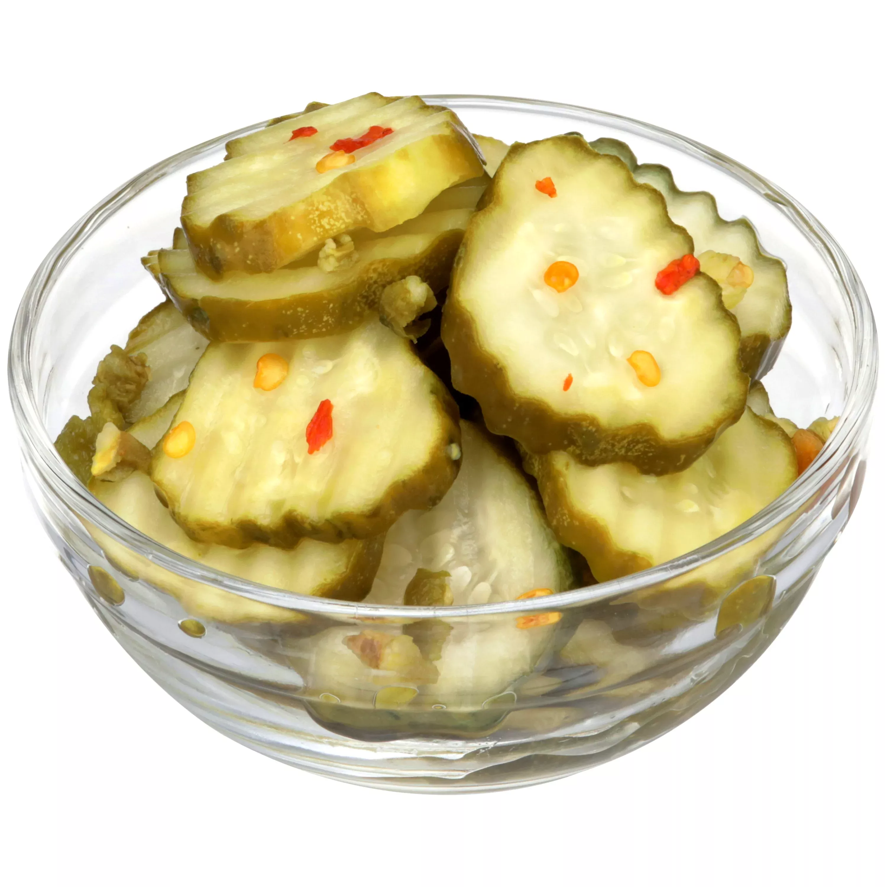 Bay Valley Refrig Schwartz's Pickle Chips Spicy Crinkle Cut- 2 Gallon