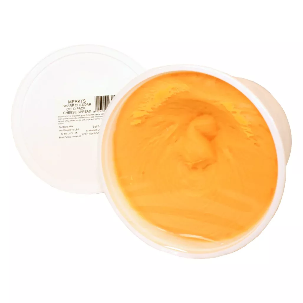 Bel Brands Refrigerated Merkts Cheese Sharp Cheddar 10 Pound Each - 2 Per Case