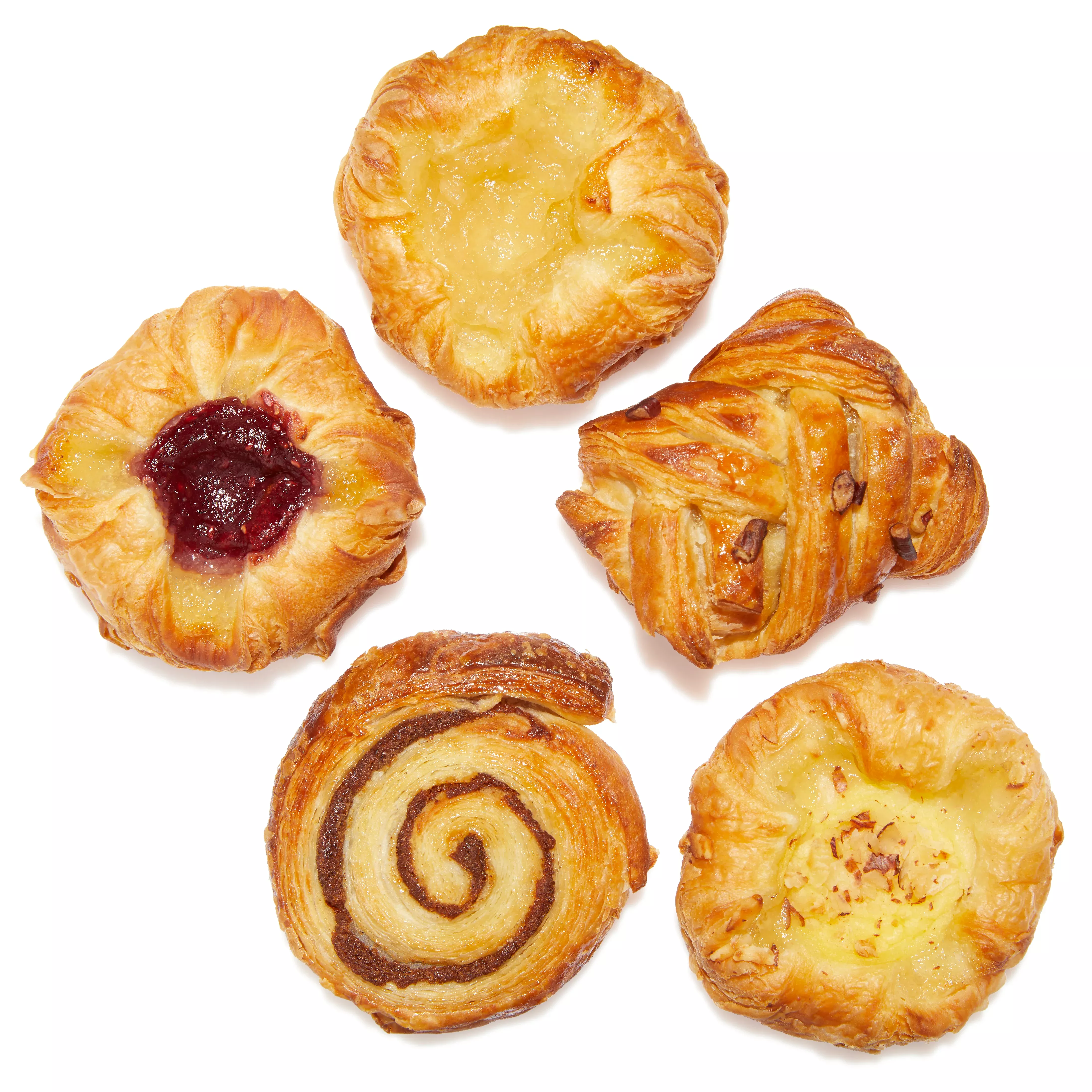 Belpastry Dba Gourmand Assorted Mini Danish Pastry 1.48 Ounce Size - 120 Per Case