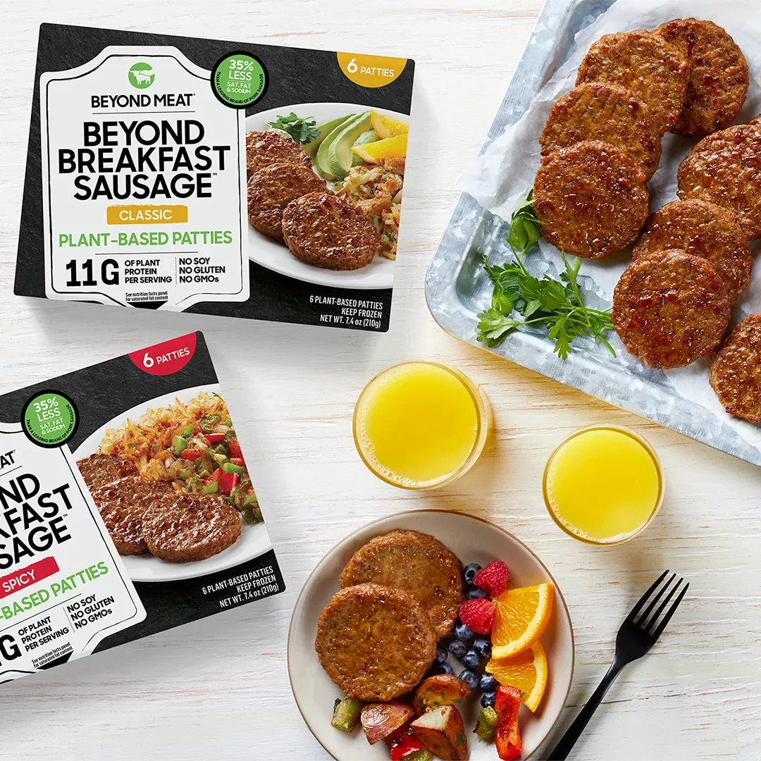 Beyond Meat Beyond Breakfast Sausage Plant Based Breakfast Patties 7.4 Ounce Size - 12 Per Case