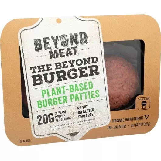 Beyond Meat Beyond Burger Plant Based Patties 2 Each - 8 Per Case