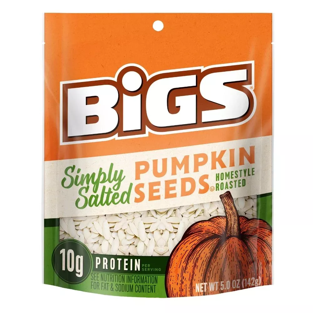 Bigs Simply Salted Homestyle Roast Pumpkin Seeds -142 g