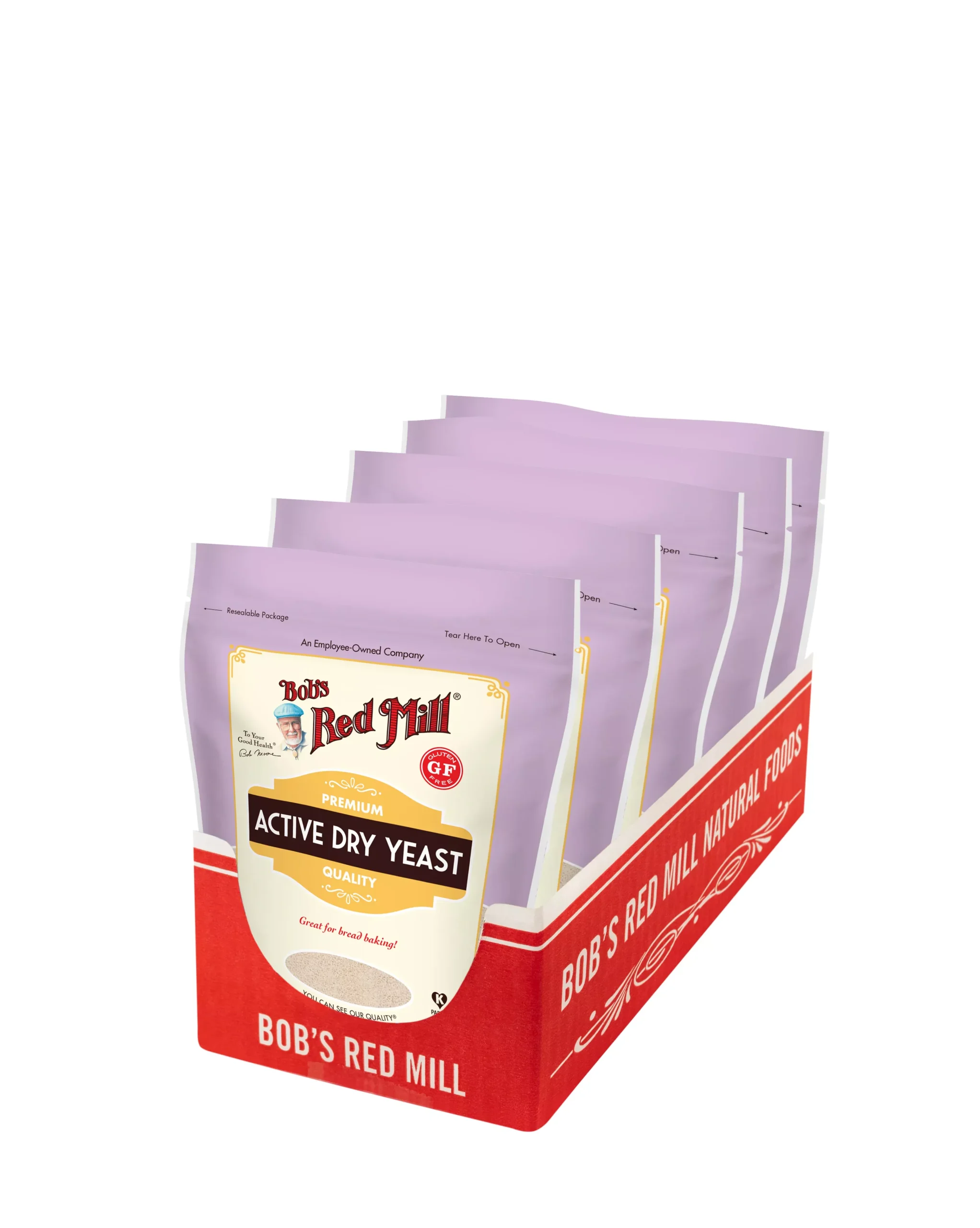 Bob's Red Mill Active Dry Yeast 8 Ounce Size - 5 Per Case