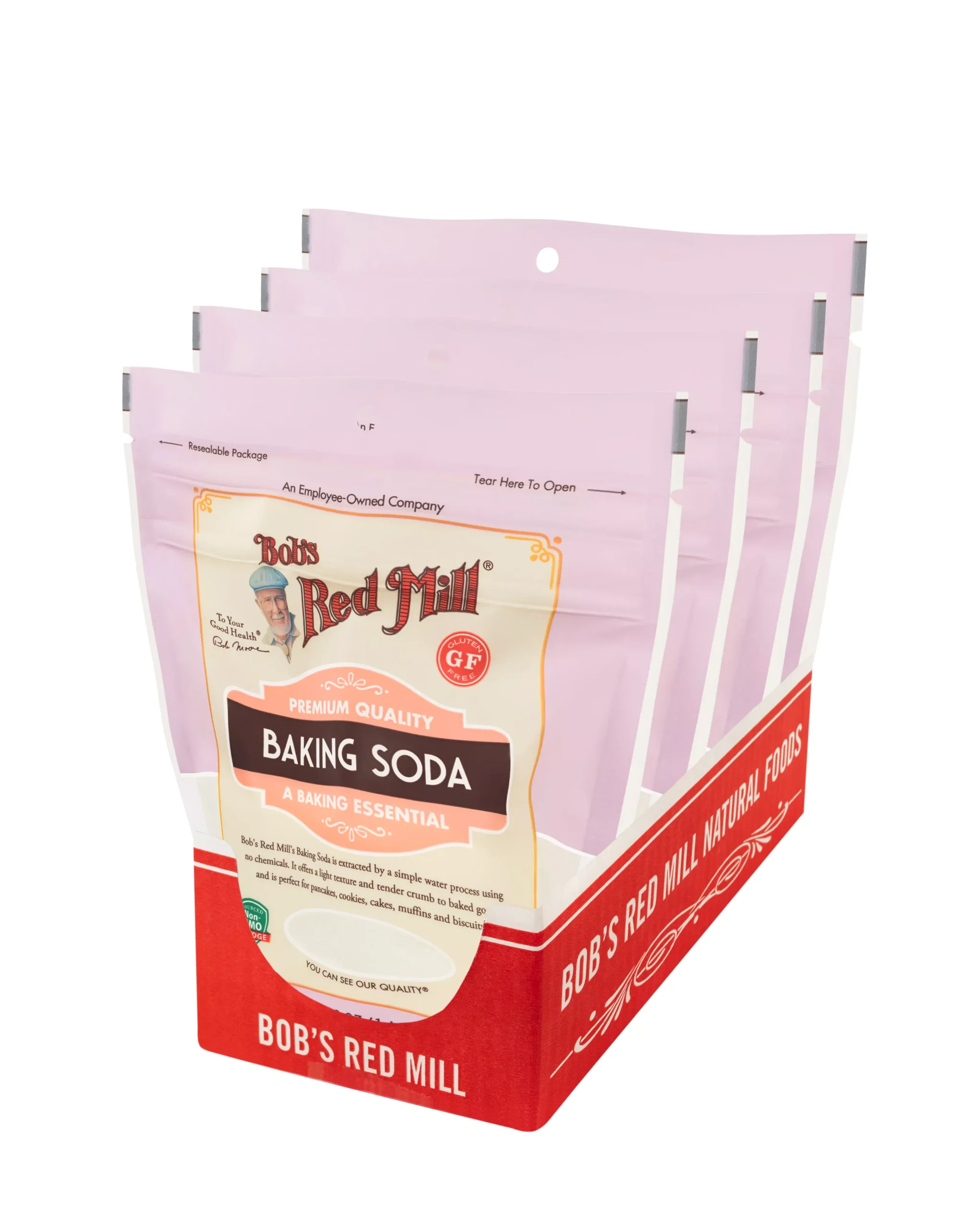 Bob's Red Mill Baking Soda 16 Ounce Size - 4 Per Case