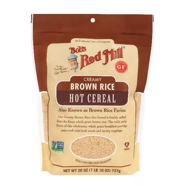 Bob's Red Mill Brown Rice Hot Cereal 26 Ounce Size - 4 Per Case