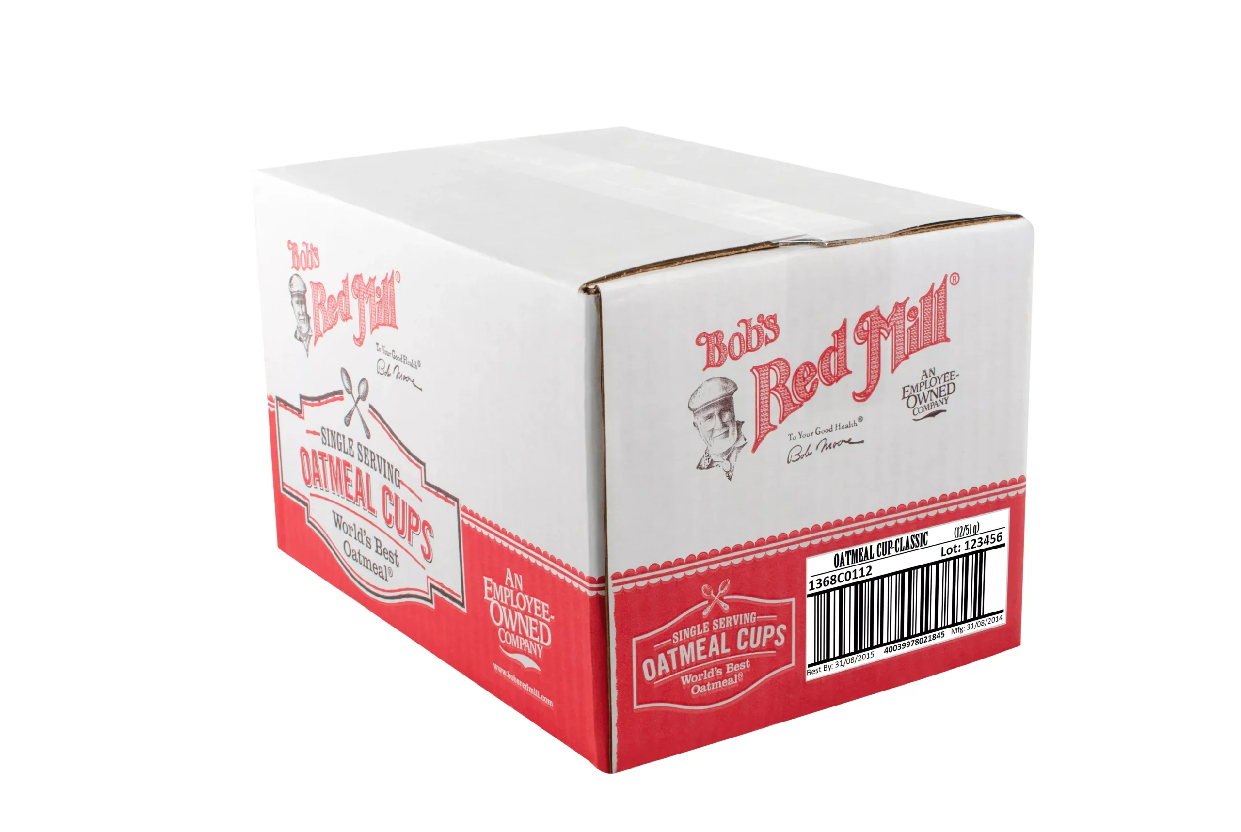 Bob's Red Mill Classic Oatmeal Cup 1.81 Ounce Size - 12 Per Case