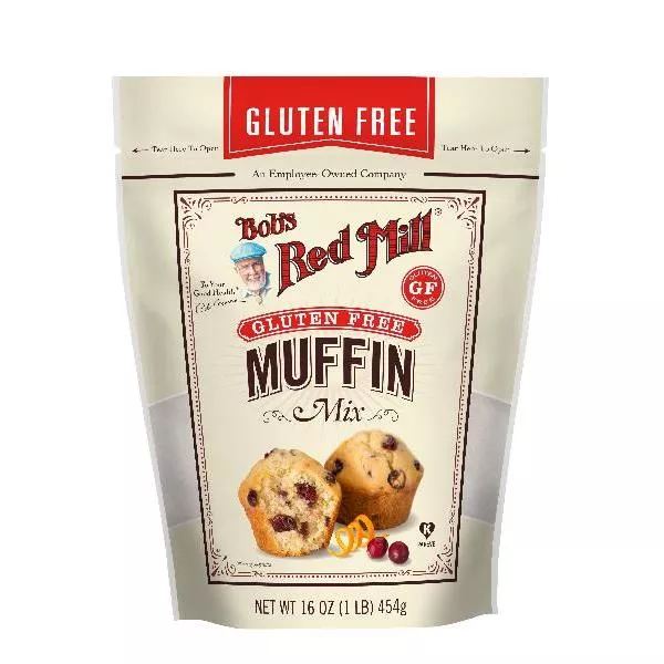 Bob's Red Mill Gluten Free Muffin Mix 16 Ounce Size - 4 Per Case