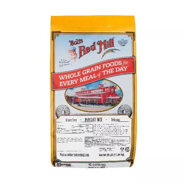 Bob's Red Mill Gluten Free Pancake Mix 25 Pound Each - 1 Per Case