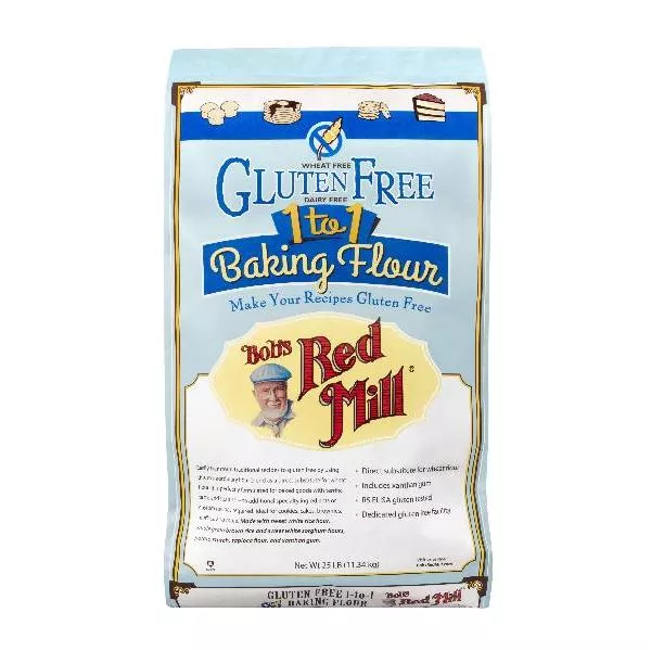 Bob's Red Mill Gluten Free to Baking Flour 25 Pound Each - 1 Per Case