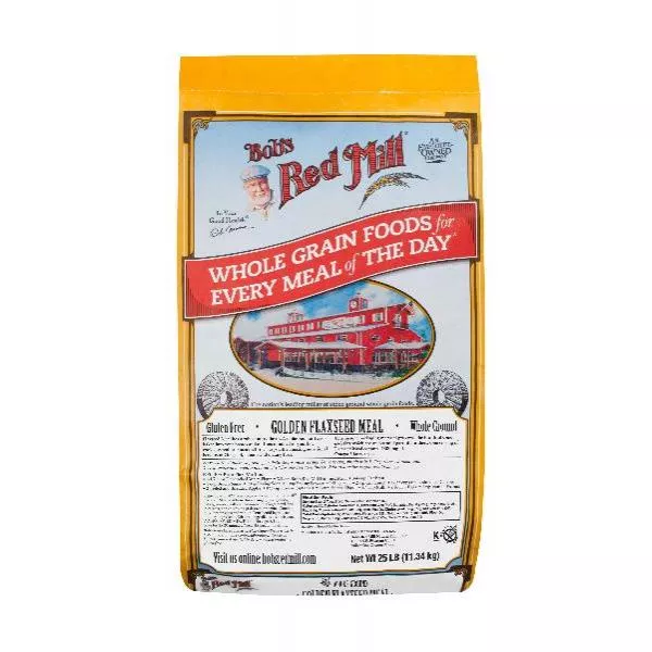 Bob's Red Mill Golden Flaxseed Meal 25 Pound Each - 1 Per Case