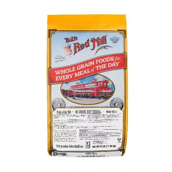 Bob's Red Mill Grain Cereal 25 Pound Each - 1 Per Case
