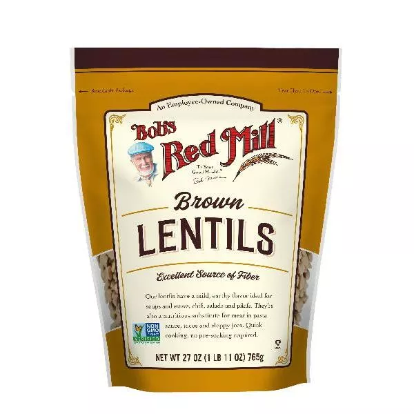 Bob's Red Mill Lentils 27 Ounce Size - 4 Per Case