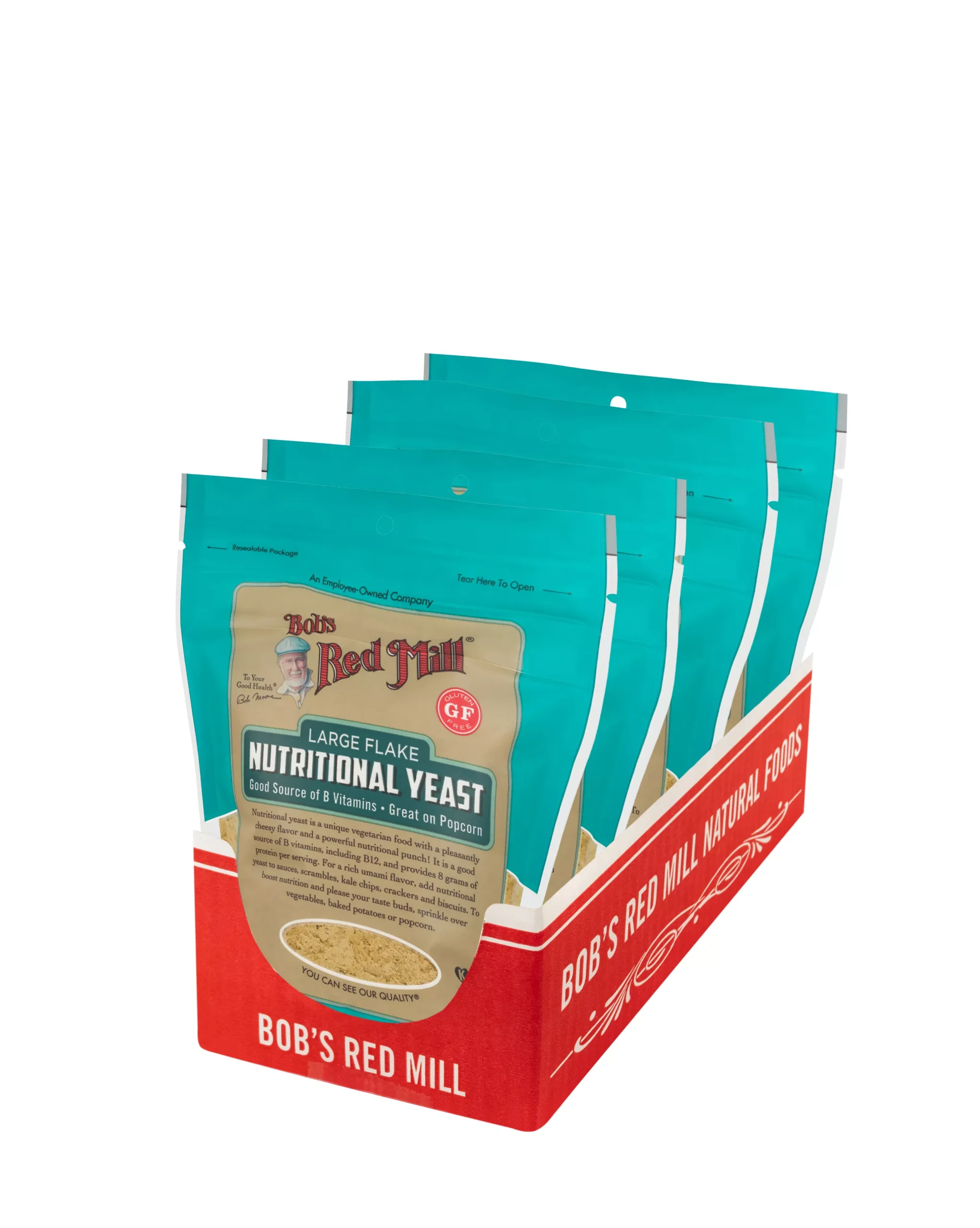 Bob's Red Mill Nutritional Yeast 5 Ounce Size - 4 Per Case