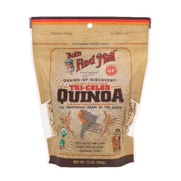 Bob's Red Mill Organic Tri-color Quinoa 13 Ounce Size - 5 Per Case