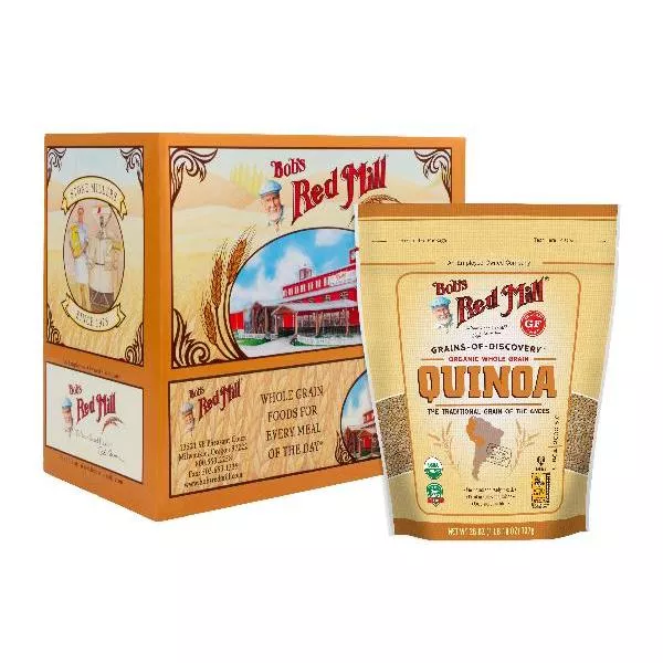 Bob's Red Mill Organic White Quinoa 26 Ounce Size - 4 Per Case