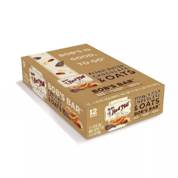 Bob's Red Mill Peanut Butter Chocolate and Oats Bar S) 1.76 Ounce Size - 144 Per Case